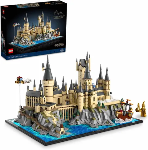 LEGO Harry Potter Hogwarts Castle and Grounds 76419 Building Set, Gift Idea for 