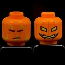 Lego Series 29 Mysterious Ronin Minifigure Head Misprint Prototype Print Error
