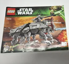 LEGO Star Wars AT-TE 75019 Instruction Manual Booklet 2013