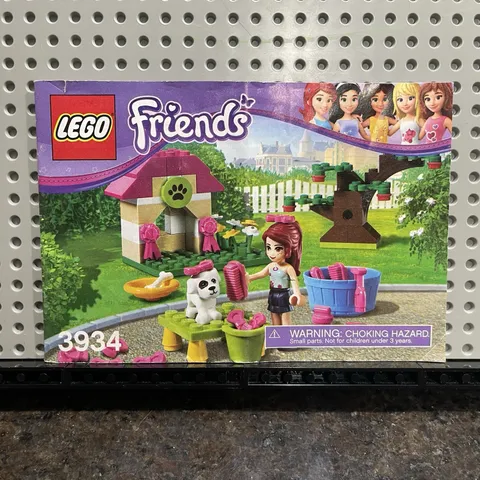 LEGO Friends Puppy Treats & Tricks 3934 Instruction Booklet Manual