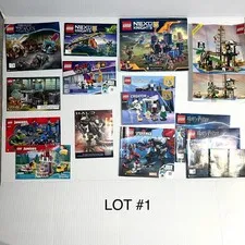 LOT of LEGO Instruction Manuals ONLY (no legos) Lot #1
