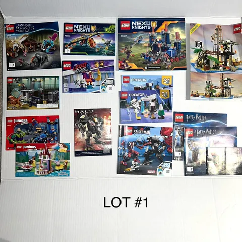 LOT of LEGO Instruction Manuals ONLY (no legos) Lot #1