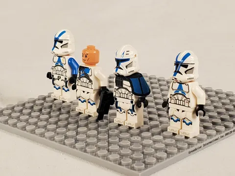 LEGO Star Wars Captain Rex sw1315 501st Clone Trooper Squad Lot of 4
