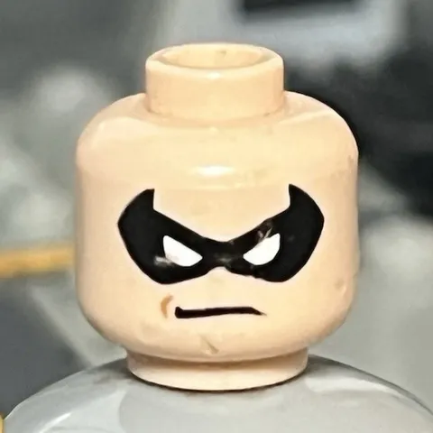 lego batman robin minifigure head