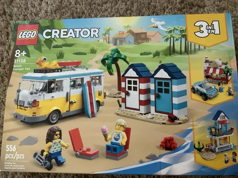 Lego 31138 Brand New Beach Camper Van ( Retired set)