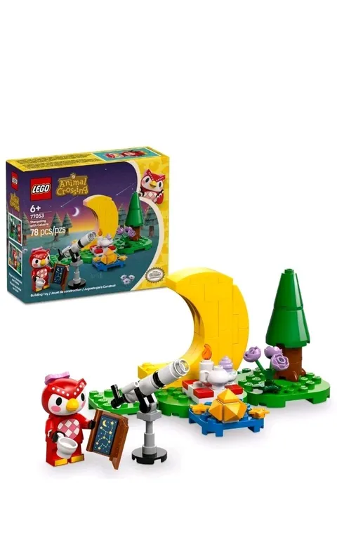 LEGO Animal Crossing Stargazing with Celeste Set 77053 NIB 78 Piece