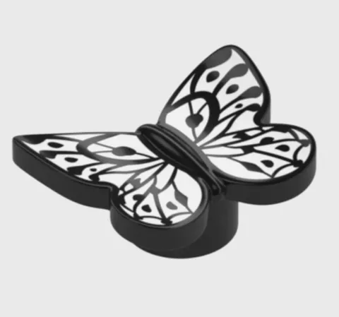 Lego Butterfly - Black & White Design - Animals -