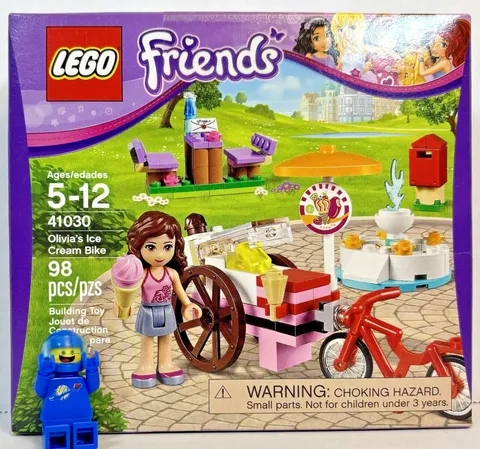 LEGO (41030) Friends: Olivia's Ice Cream Bike - New Sealed Retired Girls Wagon