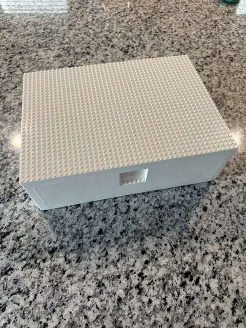 LEGO x IKEA BYGGLEK Storage Boxes with Lids - 4 Total!  White, LEGO Logo