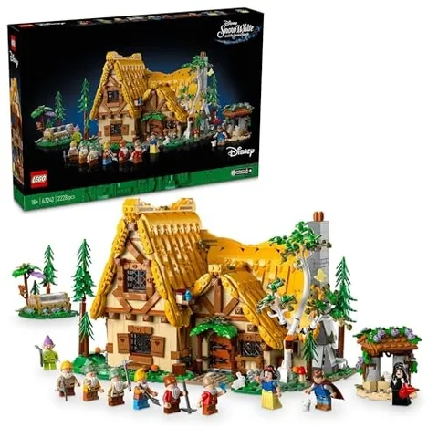 LEGO 43242 Disney Princess: Snow White and the Seven Dwarfs' Cottage Express