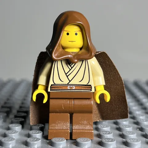 Lego Star Wars Young Obi-Wan Kenobi Minifigure sw0024 7161 Yellow Head 3i