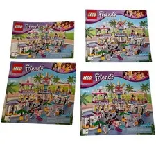 Lego Friends Heartlake Shopping Mall 41058 Instruction Manuals Set of 4 Booklets
