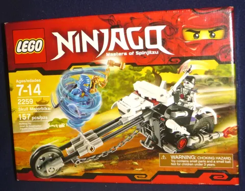 Lego Ninjago #2259 Skull Motorbike 2011 factory sealed NEW complete Jay Chopov