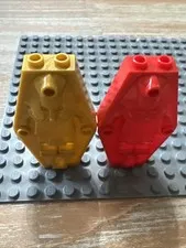 lego sarcophagus. Red And Pearl Gold. Lot Of 2. Part 30164