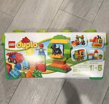 LEGO DUPLO All-in-One-Box-of-Fun 10572 65pc Box Set Plastic Ages 1.5-5