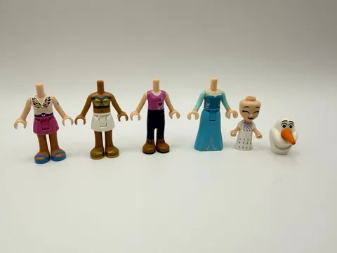 LEGO FRIENDS Parts Lot w/ Olaf, Elsa - assorted figures/parts, partial figs