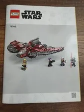 Lego Star Wars 75362 Ahsoka Tano's t-6 Jedi Shuttle Instruction Manual Only