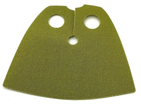 Lego New Olive Green Minifigure Cape Cloth Very Short Traditional Starched Part