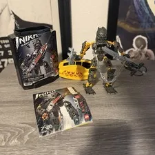 LEGO BIONICLE: Toa Hewkii (8730) Inika 100% Complete Set Including Manual
