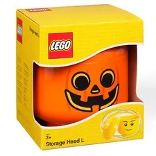 LEGO Licensed Pumpkin Large Storage Head Orange