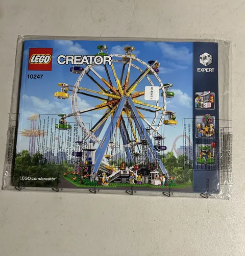 LEGO creator expert ferris wheel 10247 INSTRUCTION MANUAL ONLY - new - sealed 