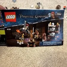 LEGO 4191 Pirates of the Caribbean The Captain's Cabin Complete Minifigs Manual