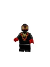 LEGO Marvel Super Heroes Miles Morales Spider-Man Minifigure Black Suit Genuine