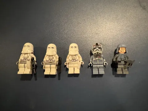 Lego Star Wars AT-AT 75054 All Minifigures Lot Of 5