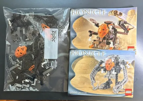 LEGO BIONICLE 8556 Boxor 2002 Complete Set Rare Vintage w/ Manuals