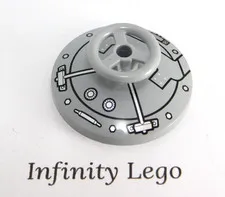 LEGO Light Bluish Grey Dish 4x4 with Vault Safe Door Solid Stud 3960 50208 4854