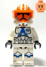 LEGO: Clone Captain Vaughn 501st Phase 2 Orange Visor (sw1277)