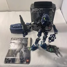 LEGO BIONICLE: Toa Inika Hahli 8728 Incomplete Missing Orbs As-Is Parts w/ Book