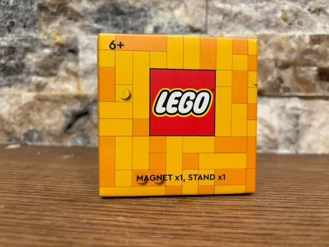 LEGO 5008908 2024 Retro Space Logo Magnet & Display Stand VIP Reward