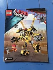 LEGO Movie set 70814, "Emmet's Construct-o-Mech". Instruction Manual ONLY