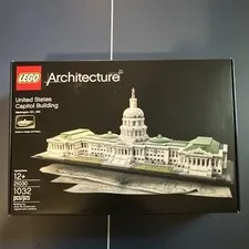 LEGO Architecture United States Capitol 21030 Complete 1032 pcs w/ Box