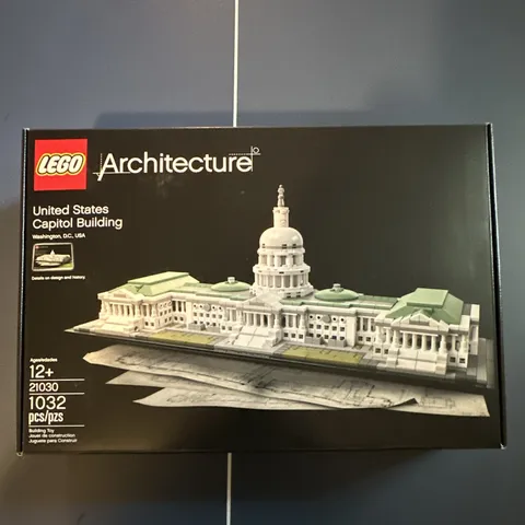LEGO Architecture United States Capitol 21030 Complete 1032 pcs w/ Box