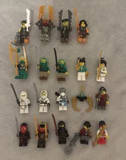 LEGO Ninjago and The Monkey Kid Minifigure lot with weapons
