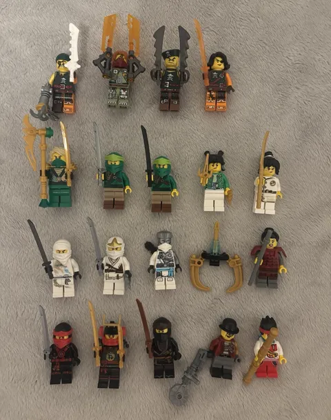 LEGO Ninjago and The Monkey Kid Minifigure lot with weapons