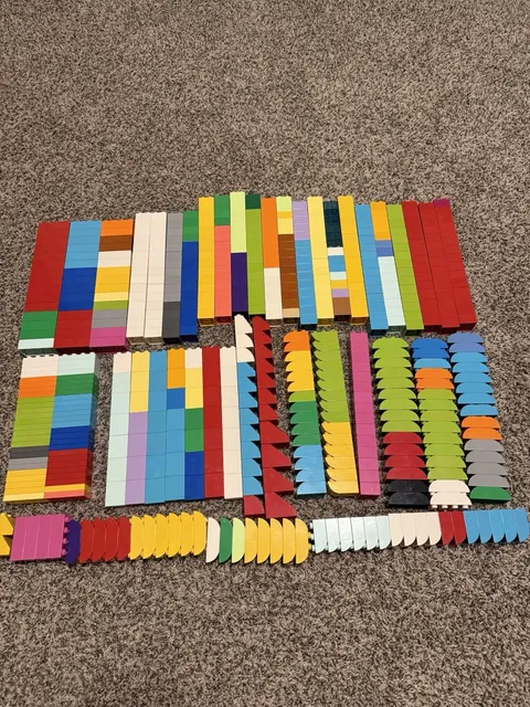 Lego Duplo - Lot Of (600) Random Pieces Shapes Colors