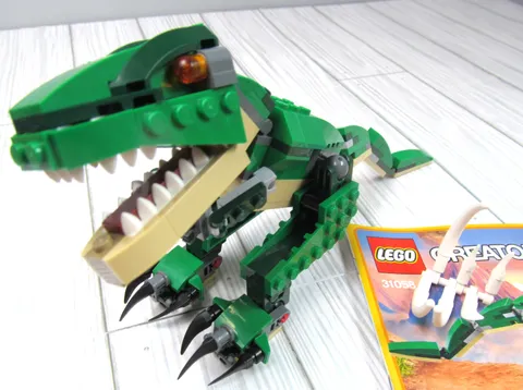 LEGO Creator Mighty Dinosaurs Set Pterodactyl Triceratops T Rex 31058 Complete P