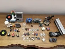 Lego Marvel And Nintendo +More  Minifigure Mixed Lot Cmf Tahu Bionicle Spiderman