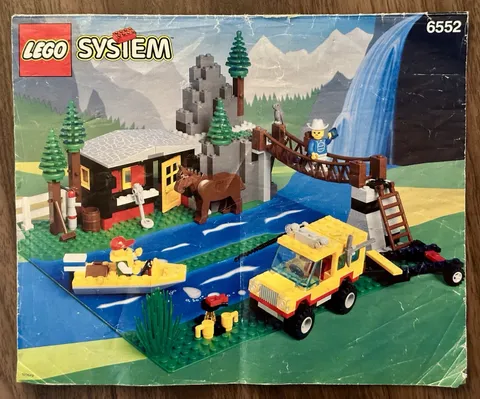 Lego Town Rocky River Retreat (6552) - MANUAL ONLY