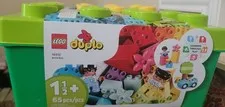 LEGO DUPLO 10913 Brick Box 65 Pieces Complete New Sealed Storage Bin Toddler