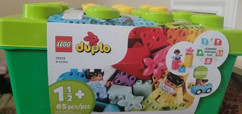 LEGO DUPLO 10913 Brick Box 65 Pieces Complete New Sealed Storage Bin Toddler