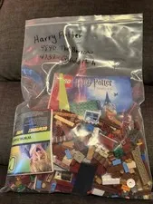 LEGO Harry Potter: The Burrow (4840) and Quidditch Match (4737) with manuals