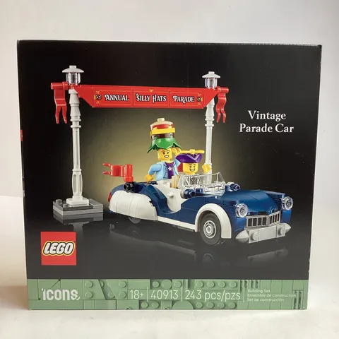 Lego Icons Vintage Parade Car 40913 New Sealed Limited Edition In Box