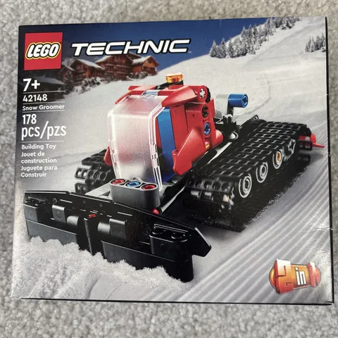 LEGO Technic Snow Groomer & Snowmobile 2 In 1 Set (42148), 178 Pcs, Ages 7+, NIB