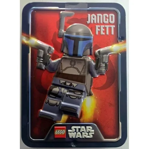 NEW SEALED LEGO Star Wars Jango Fett metal box {Rectangular Box} L0002245-1