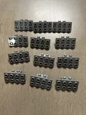 LEGO 93274 Dark Bluish Gray Bracket 1 x 2 - 2 x 4 - 12 Pieces