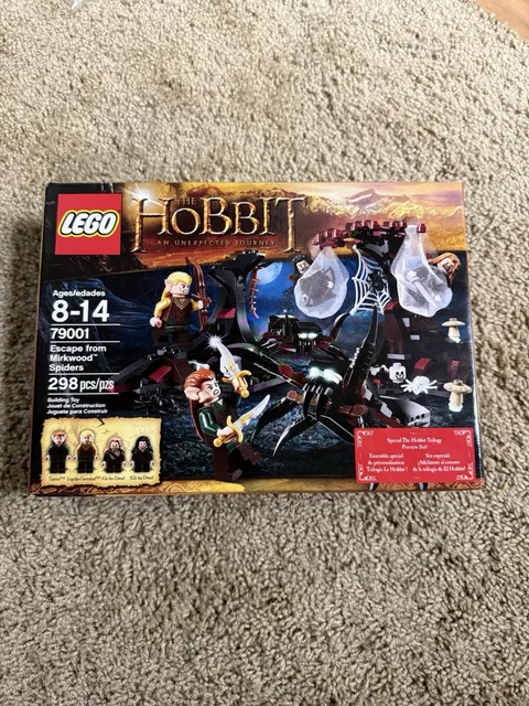 LEGO The Hobbit: Escape from Mirkwood Spiders (79001) COMPLETE - USED